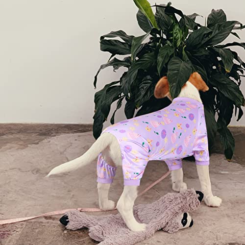 Asenku Dog Easter Pajamas, Dog Shirt Puppy Jumpsuit Dog Pjs For Small Medium Dogs Easter Holiday Costume Dog Onesie Puppy Pajamas （Xs #TOP5
