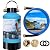 H&G lifestyles ?Portable Water Softener for RV 16,000 Grains with Water Hose, 3/4" Brass Fittings 2600 Gallons Softens Hard Water Filtration System for Car Washing Pressure Washing