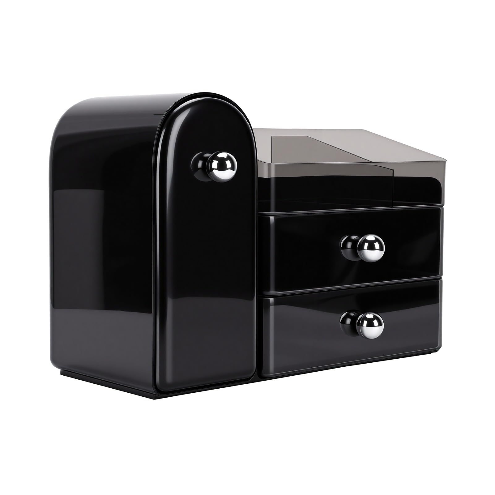 Matybobe Organizador de Maquillaje de 3 Niveles, Elegante Organizador
