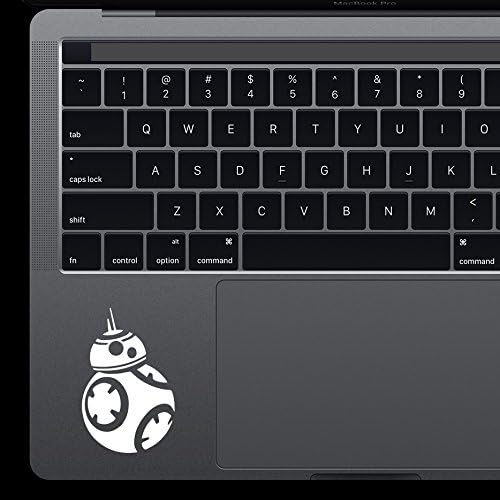 Star Wars BB8 for MacBook Laptop Vinyl Die Cut Decal Sticker (White)