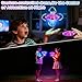 Vantexi Drone for Kids, 2026 Upgrade Flying Toys with LED, Hover Boomerang Mini Drone, Hand Operated UFO Flying Orb Ball, Christmas Birthday Gifts for 6 7 8 9 10 11 12+ Girls Indoor Outdoor (Purple)