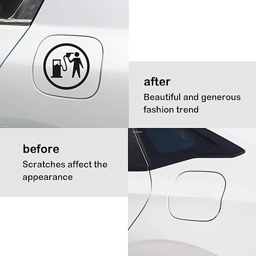 Miniatura 6 de Calcomanías reflectantes para tanque de combustible, calcomanías de vinilo de alta calidad para camiones y automóviles, divertidas calcomanías de