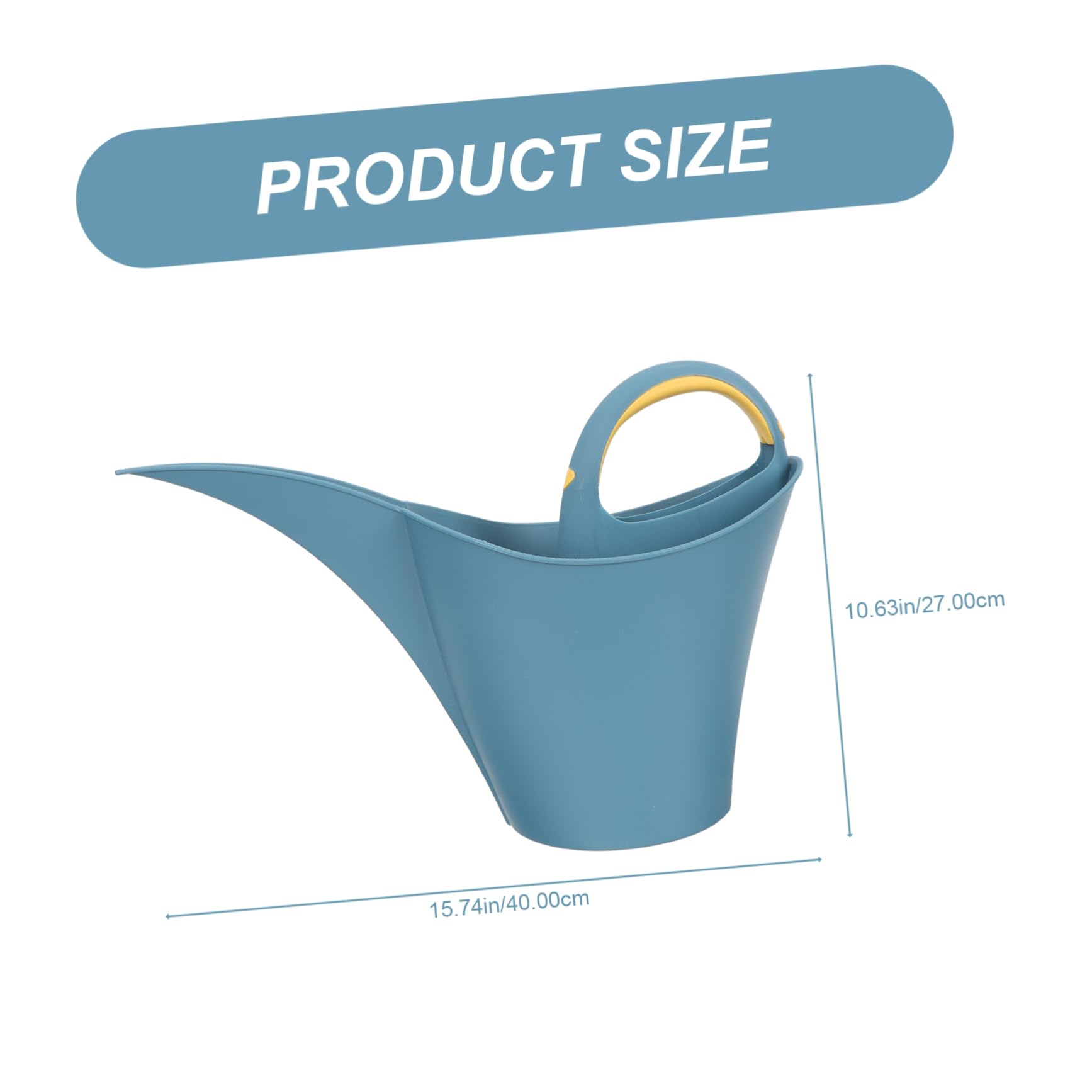 TOYANDONA Regadera de Largo Mango para Suculentas y Flores, 2l de Capacidad, Diseño Ergonómico, Efecto de Riego Suave, Adecuado para Jardín y Exteriores