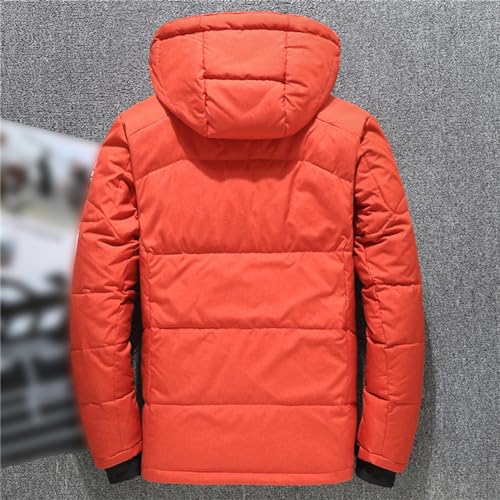 Mens Duck Down Jacket Winter Warm Hooded Thick Puffer Jackets Casual Overcoat Outdoor Streetwear Male Parka Coat4