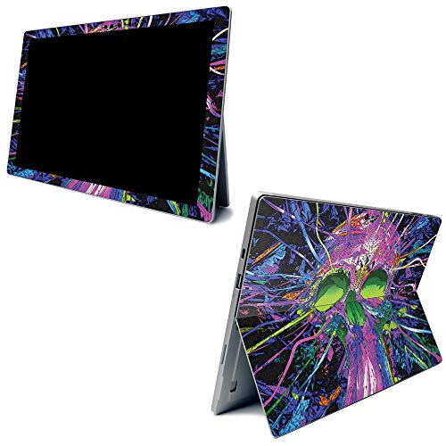 Image of MightySkins Carbon Fiber Skin for Microsoft Surface Pro 7 - Hard Wired | Textured Carbon Fiber Finish | Easy to Apply, Remove, and Change Styles | Made in The USA