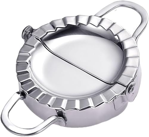 Miniatura 1 de Molde de ravioles de acero inoxidable para hacer albóndigas, envoltorio Pierogi Dumpling Maker Wrapper Pastelería Cortador de masa