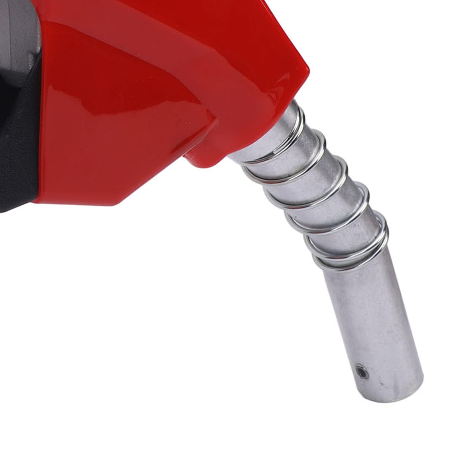 Boquilla de con Cierre Automático, Color Rojo, para un Repostaje Eficiente de Gasolina y Queroseno, 1 Herramienta Ligera de Metal ABS (32mm)