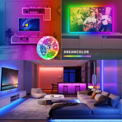 Tira LED RGB WS2812B 2 m Flexible Negro IP44 USB 5V miniatura 5
