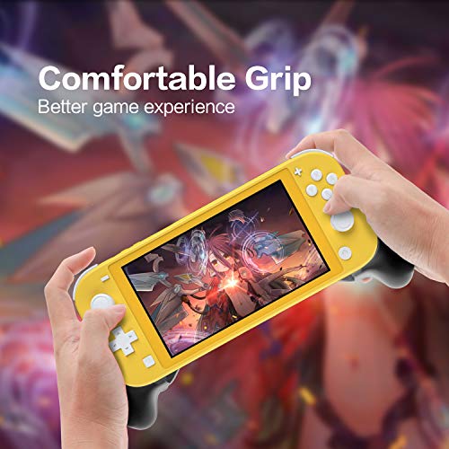 Switch Lite Grip, Switch Lite Ergonomic Hand Grip, Switch Lite Accessories Grip Black #TOP6