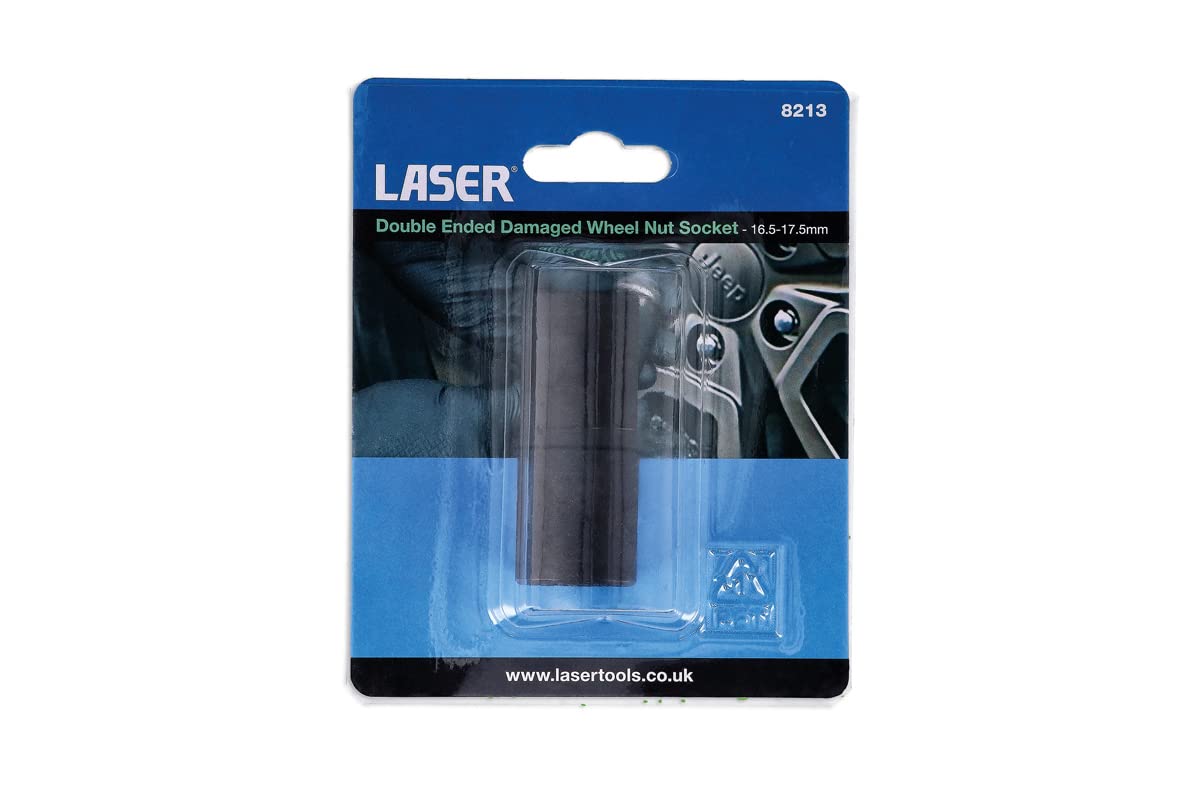 Laser Narzędzia 8213 podwójne zakończenie, uszkodzone gniazdo nakrętki koła 16,5 x 17,5 mm