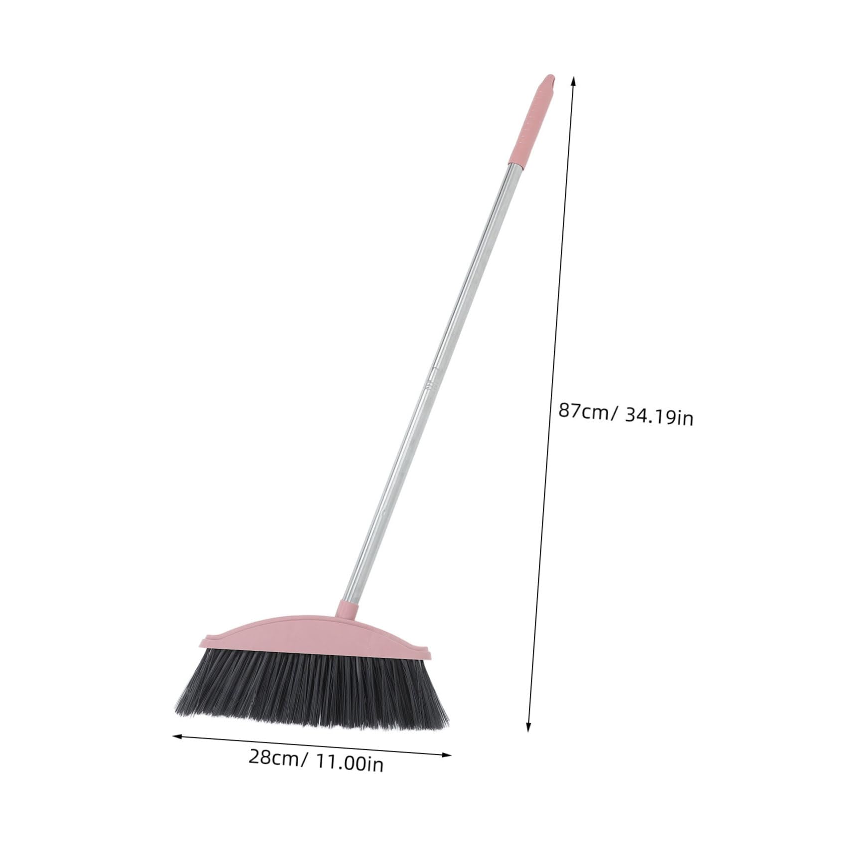 FOMIYES Heavy Duty Dust Broom Soft Bristles for Courtyard Pet Hair Removal Large Angle Outdoor Cleaning Supplies