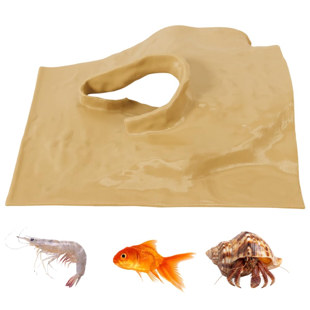 Aquarium Hideout Cave, 3D Printed Fish Tank Shelter for Shrimp & Betta