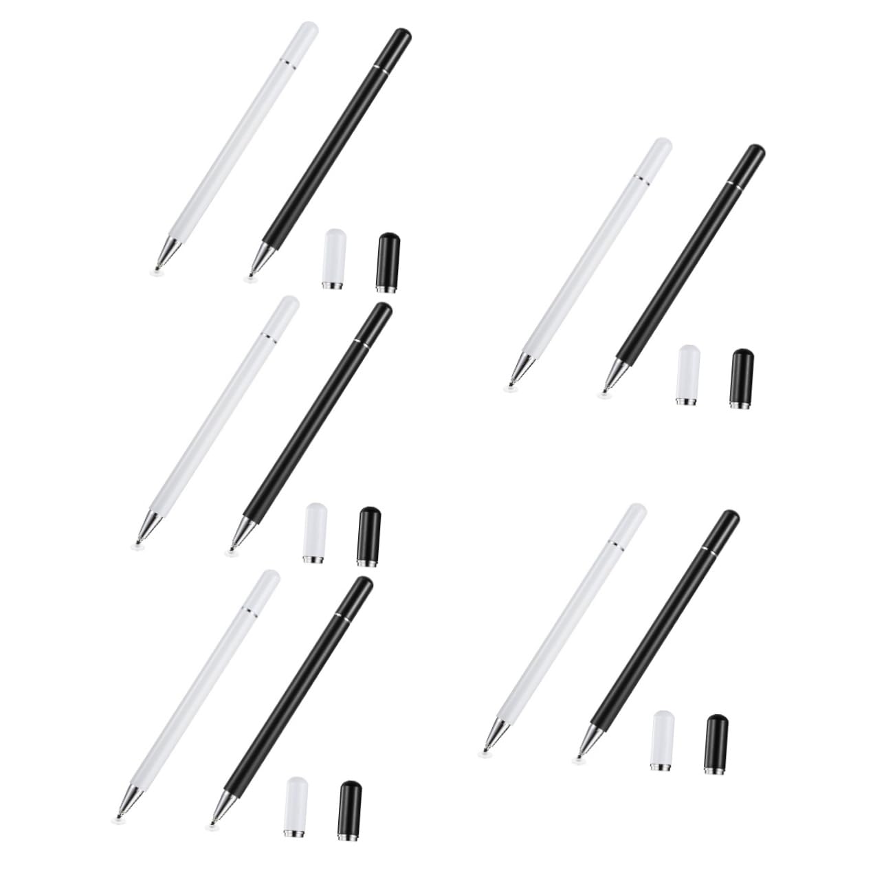 UKCOCO 10piezas Lápiz Stylus De Doble Punta para Pantallas Táctiles Compatible Móviles y Tabletas Punta De y Precisa