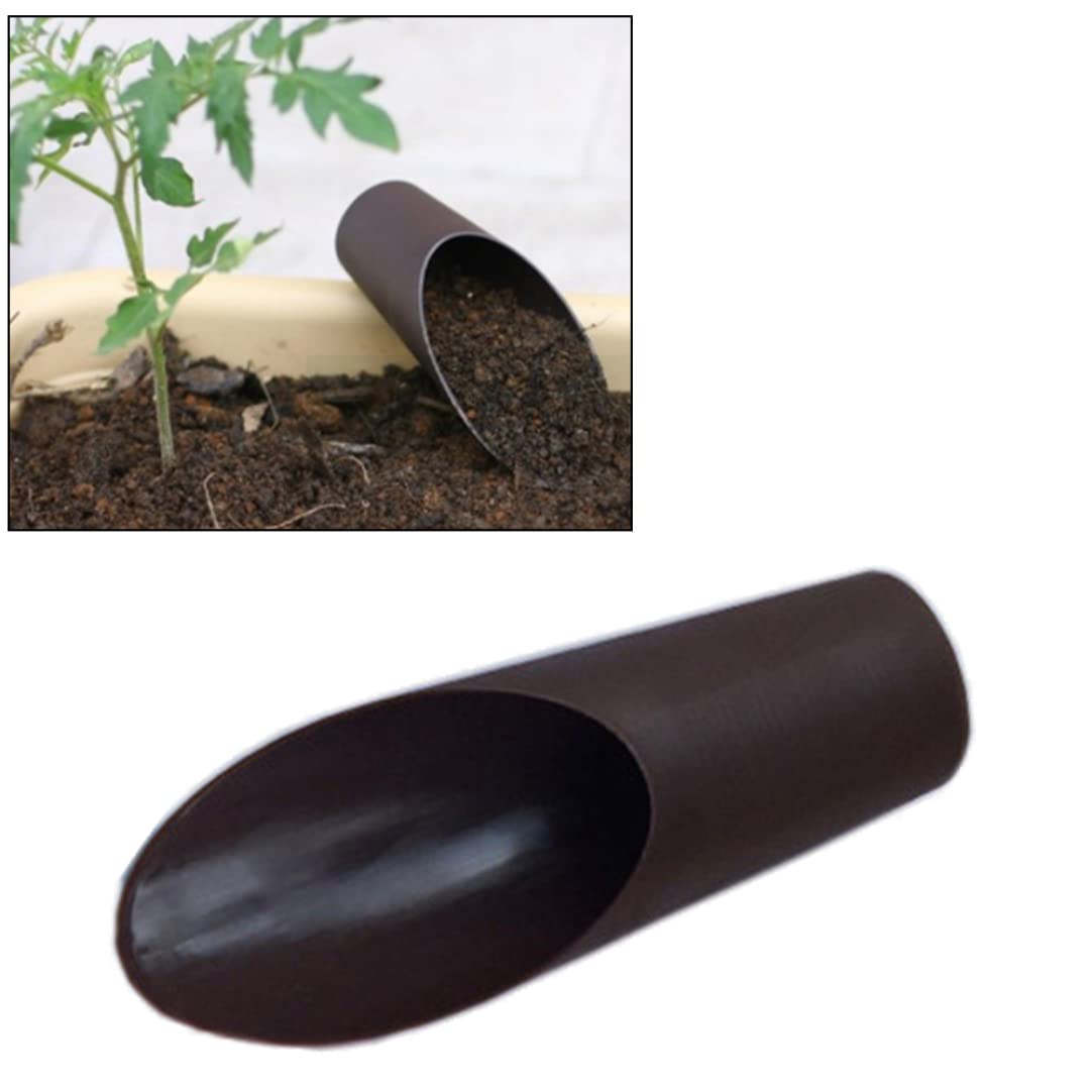 Pelle de Sol en Plastique pour bonsaï et Outil de Jardinage, Pelle jardinière Blanche Robuste