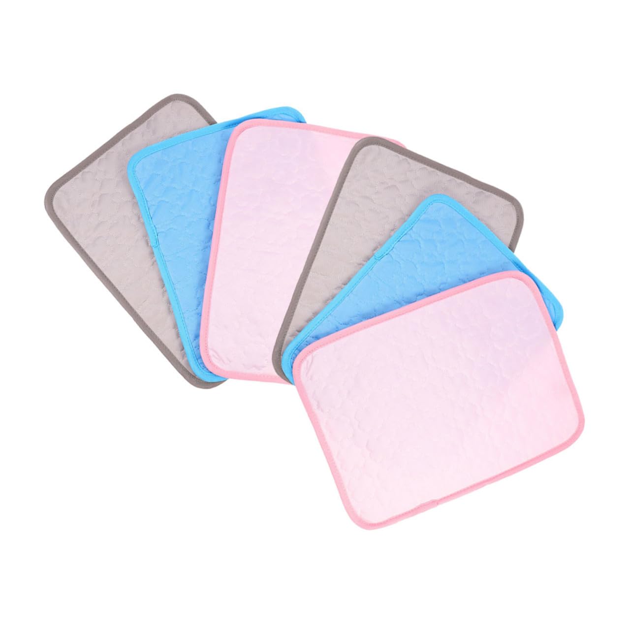 Homoyoyo 6 Pezzi Tappetino Refrigerante per Animali Domestici Piccolo, Cuscino Pet Lavabile, Raffreddamento Fisico Rapido, per Conigli e Porcellini D'india