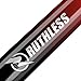 RUTHLESS Deflectagrip Polycarbonate Dart Shafts | Durable Stems with Springs in Medium Length, 49mm, Black & Red, 5 Sets (5XS1577)