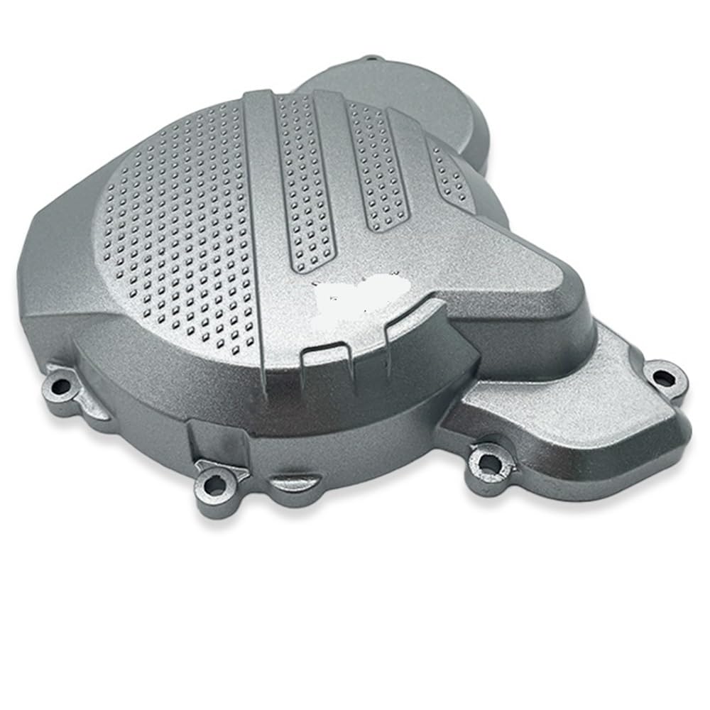 Tapa de embrague y encendido for motor de motocicleta, color plata, compatible con KOSHINE 250-320 Piezas de reparación(Clutch Cover)