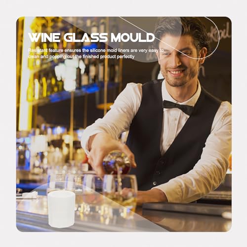 Molde de hielo de silicona para vasos shot BESTonZON 10 piezas miniatura 5