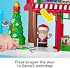 Fisher-Price Little People Toddler Toys Christmas Wonderland Toy Set with Santa Elf & Reindeer Figures for Ages 1+ Years #2