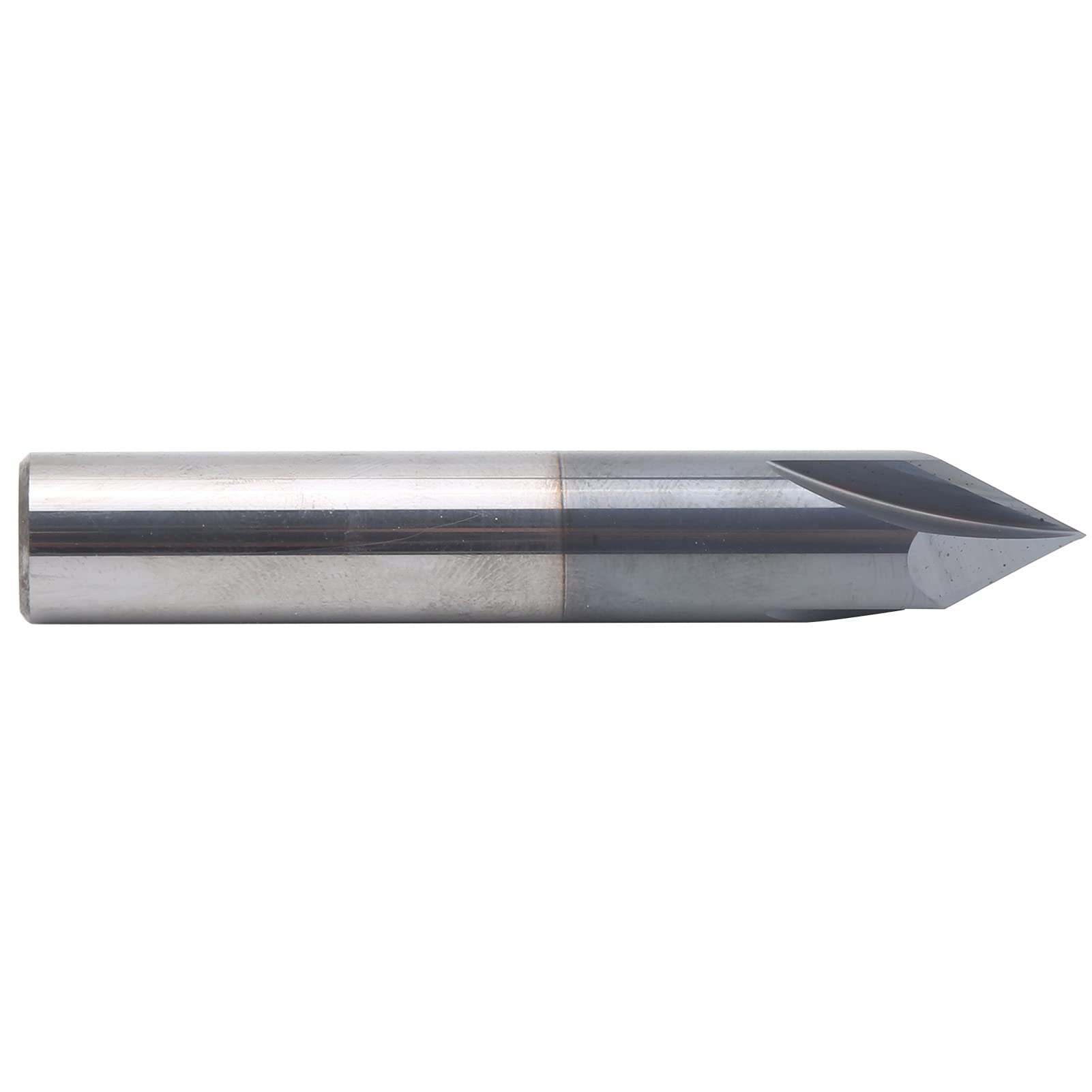 Fresa for smusso a 3 taglienti 60°, D10*60°*75L | Punta for fresa for smussatura CNC in acciaio al tungsteno for incisione su rame e alluminio(D12*60°*75L)