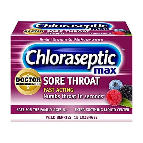Chloraseptic Max Strength Sore Throat Lozenges Cover
