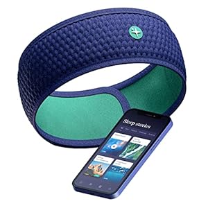 Hoom Band OneSize | Bluetooth slaapkoptelefoon | Hoofdband voor slaap, reizen, meditatie | Gratis toegang tot hypnotische verhalen en geluiden gemaakt door slaapdeskundigen | Oplaadkabel inbegrepen