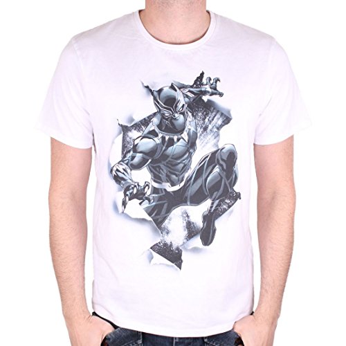 TimeCity Black Panther - Attacking White (T-Shirt Unisex TG. M) Merchandising