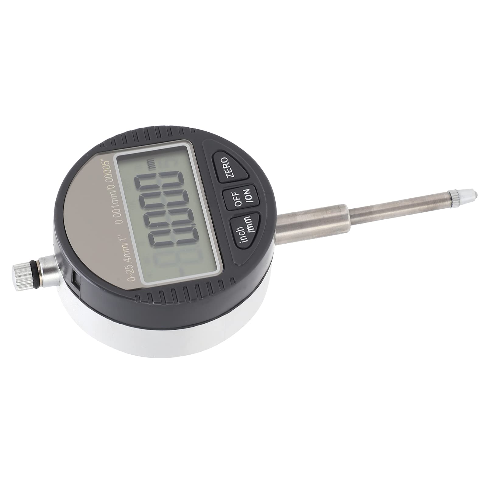 FTVOGUE Digitale Messuhr, Legierungs-Messuhr, 0,25,4 Mm, 0,001 Mm Genauigkeit, Metrische Ablesung in Zoll für die Wartung und Kalibrierung von Maschinen, Fertigungsanlagen