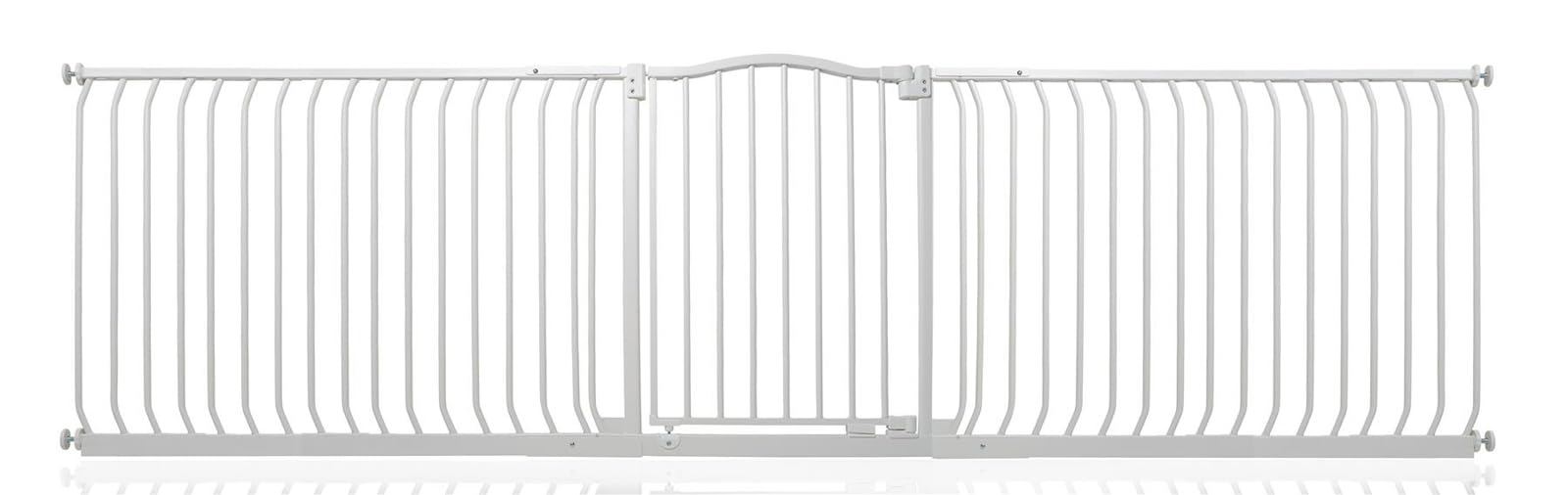 Safetots Curved Top Safety Gate, 71cm - 80cm, Matt White, Pressure Fit Stair Gate, Baby Gate for Doors Hallways and Spaces, Safety Barrier, Easy Installation — view 36