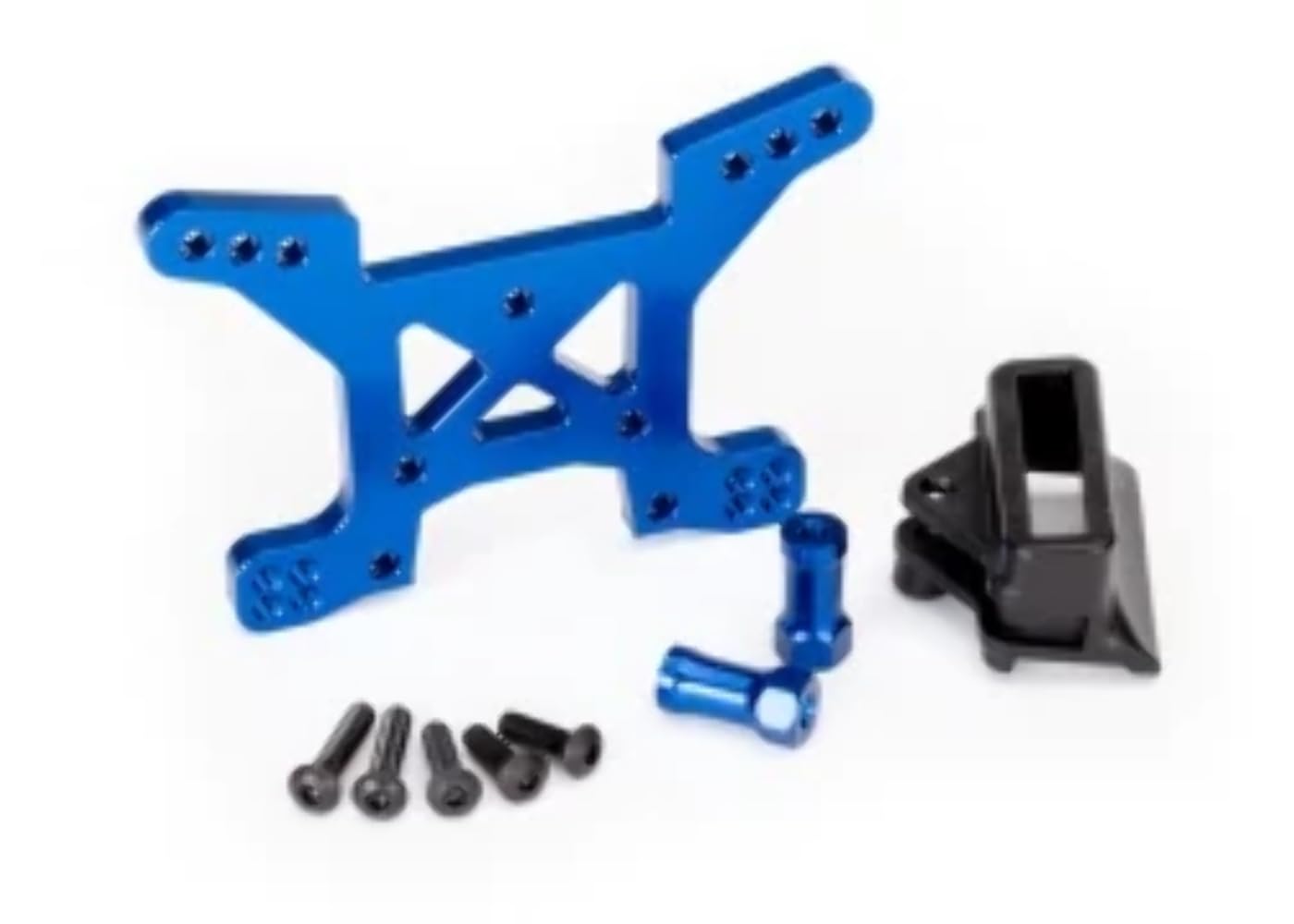Traxxas Aluminiowy mostek amortyzatora niebieski anodowany