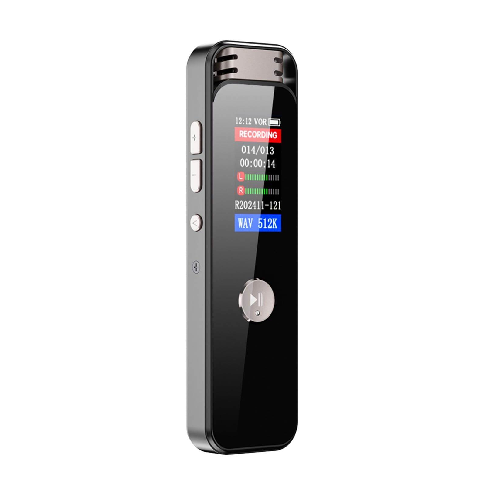 Naroote Digital Voice Recorder, Back-Clip Voice Activated Recording Device with HD Audio & Password Protection, Type C Charging, Dual Microphones, for Meetings, Interviews, Lectures (32G)