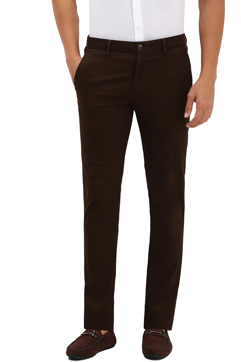 allen solly Men's Slim Casual Pants-picture-45