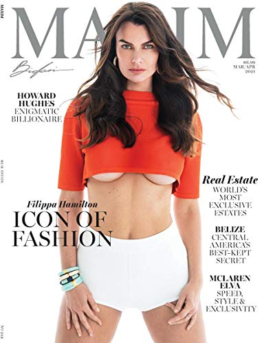 Maxim Magazine Filippa Hamilton Icon of Fashion March - April 2021 [Single Issue Magazine] Maxim Inc.