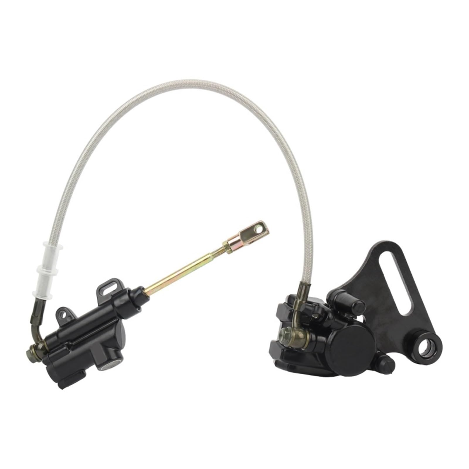 Dgoingpi Carbon Fiber Look Fit For 125Cc -160Cc Dirt Bike Motocross Accessories Refit Motorcycle Hydraulic Rear Disc Brake Forward Brake Pump Motorcycle Rear Brake Pump(Carbon Fiber Look)