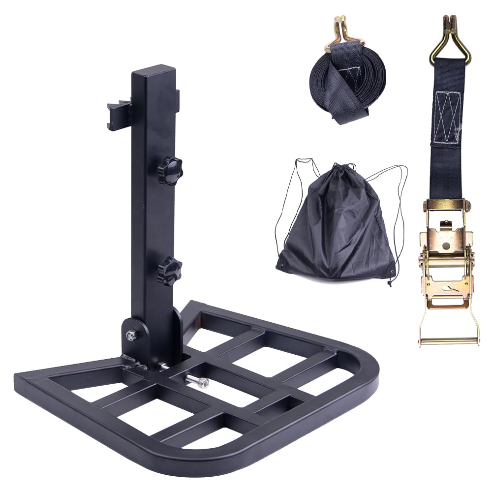 Juego de plataforma profesional de caza de sillín, kit de sillín de árbol ligero y portátil con cuerda de seguridad, bolsa de almacenamiento para aventuras de caza salvajes