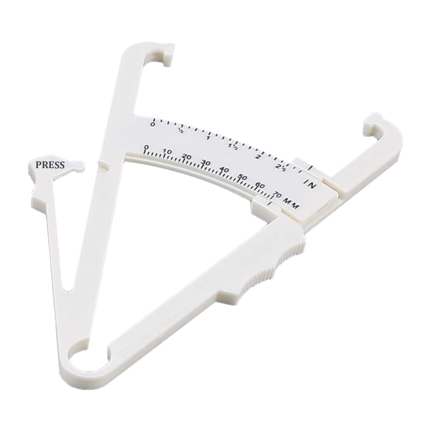 Personal Body Fat Tester Caliper Handheld Fitness Measurement Tool with Percentage Charts Men and Women Accurate Skinfold Analysis Device Skin Fold Weight Loss (Pack of 1 Pcs)-image-49