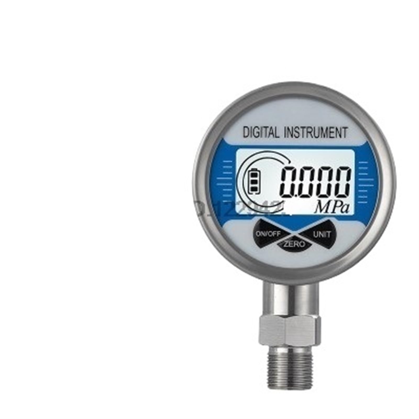 Manómetro de presión de agua con pantalla Digital de precisión inteligente de acero inoxidable de 60mm(0-0.1Mpa)