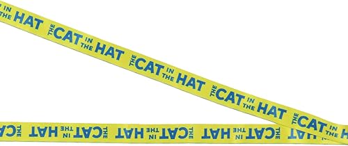 Miniatura 3 de Dr. Seuss Cat in The Hat Breakaway - Cordón para identificación con colgante de goma de 2 pulgadas