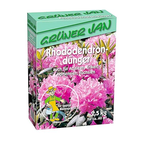 Rhododendrondünger 2,5 kg Rhododendron Azaleen Hortensien Eriken Fuchsien Dünger
