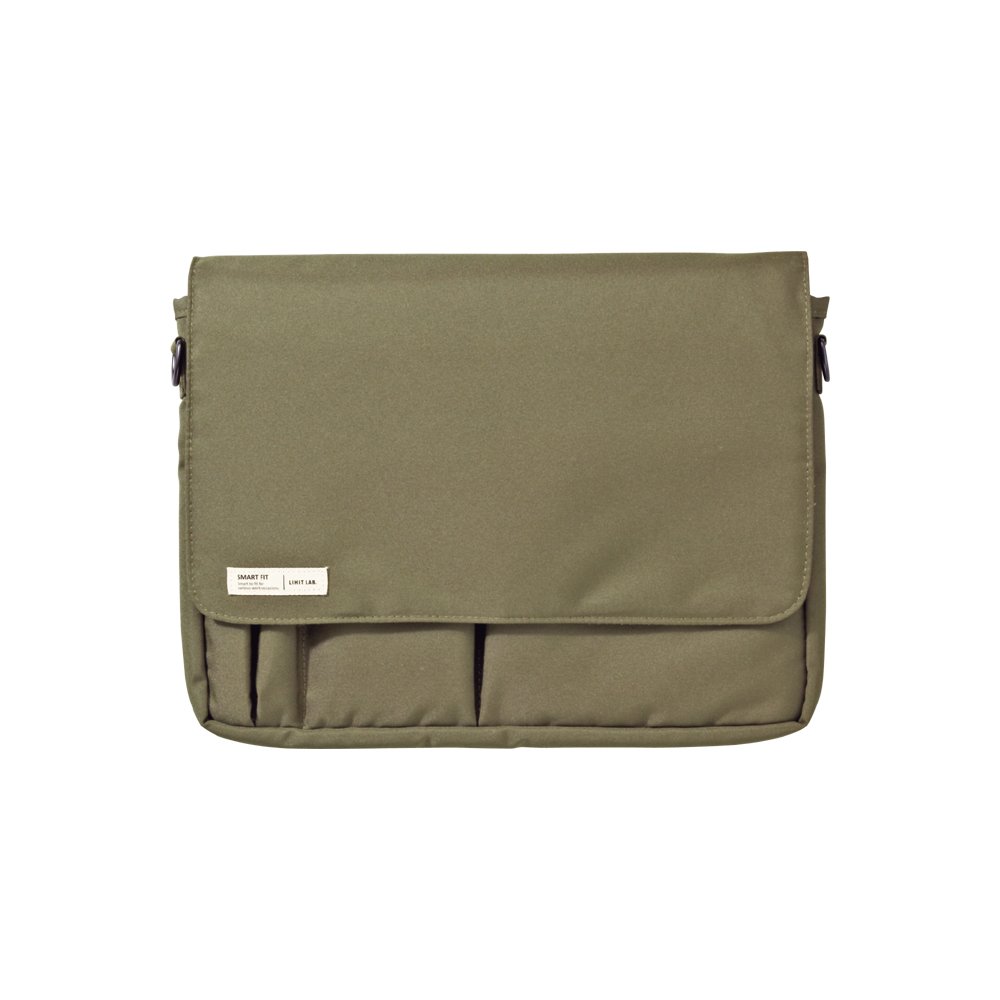 LIHITLAB Carrying Pouch (Laptop Sleeve), 8.3 x 11.4 Inches, Olive (A7576-22)