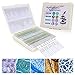 100 Piezas Portaobjetos de Microscopio Muestras Biológicas Preparados，para la Educación Básica en Ciencias de la Vida, Incluida Insectos Animales y Varias Muestras de Células Vegetales Humanas
