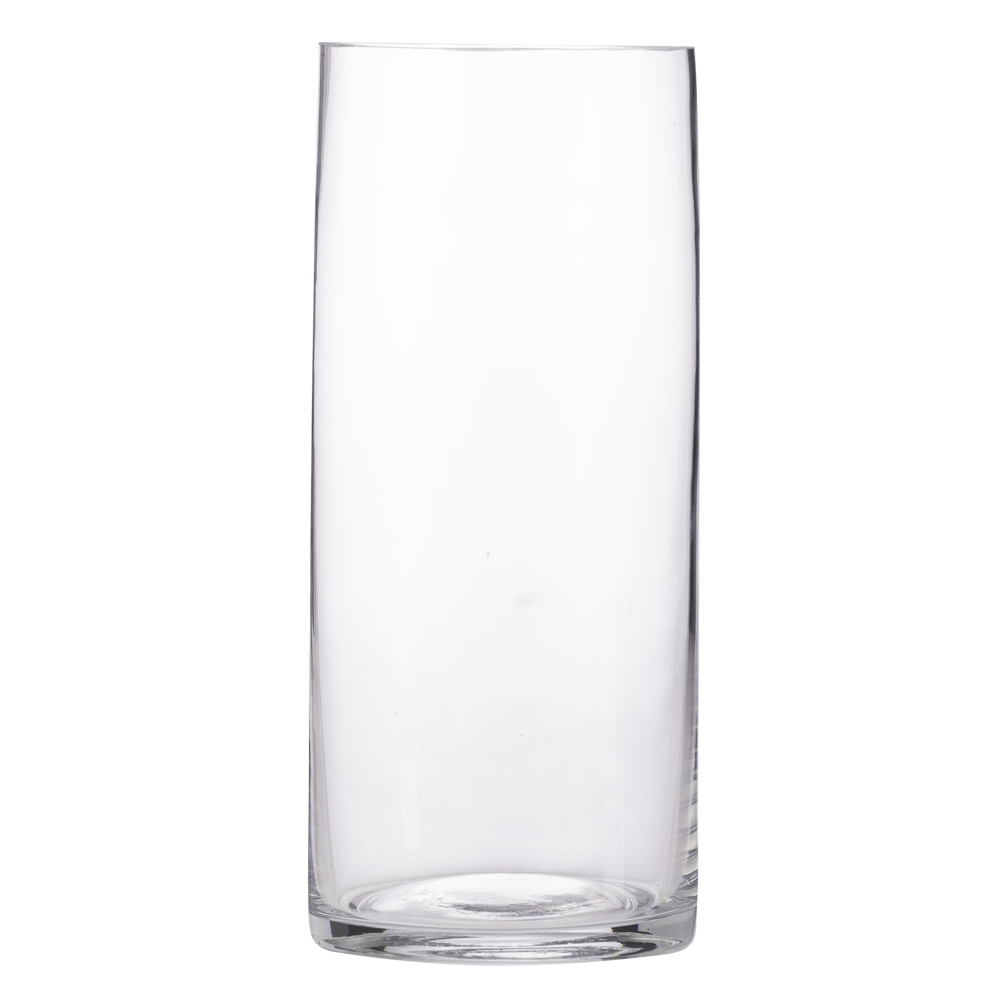 Ravenhead Cylinder 24cm Vase | Elegant Handmade Glass Vase for Single Stems, Floral Arrangements, Centrepieces & Candle Lanterns