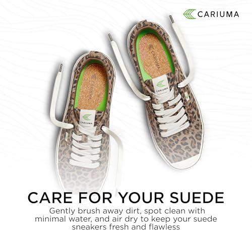 OCA Low Suede Sneakers, Comfortable Shoes for Women, Lightweight & Sustainable, Versatile Casual Footwear with 100% Vegan Insoles, Rubber 5