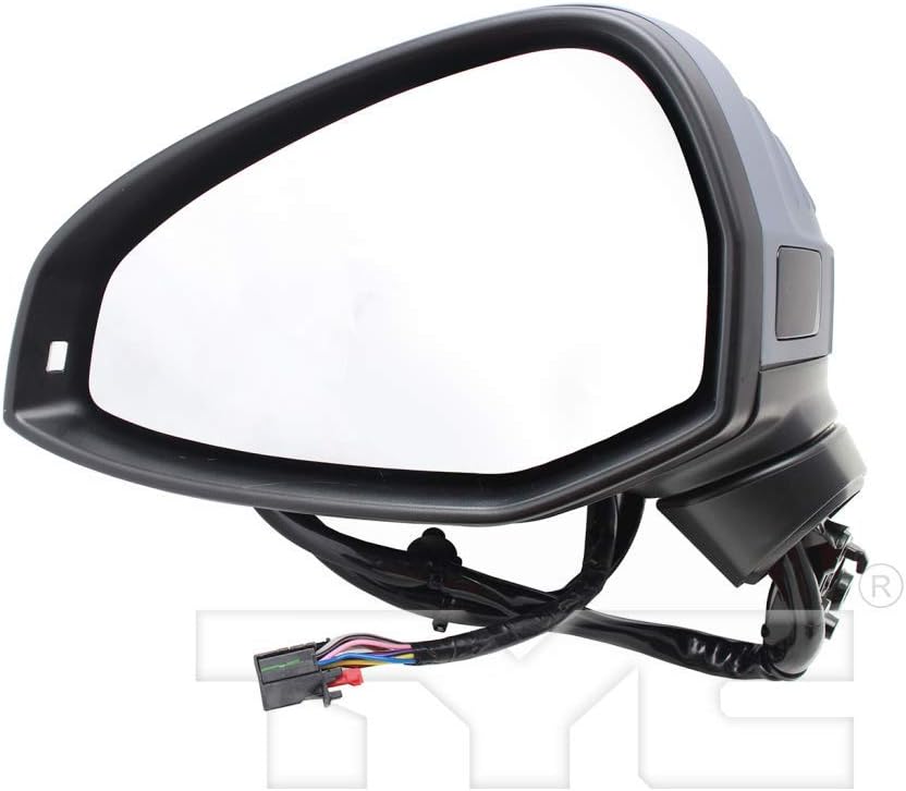 For Audi A4 2017 2018 Door Mirror Driver Side | Power | Heated | w/Signal | w/Side Assist | Paint To Match | Replacement For 8W1857409T9B9 | AU1320136
