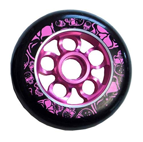 Madd Gear MGP Aero Core - Rueda para patinete (incluye rodamientos Krunk) multicolor negro / rosa Talla:100 mm