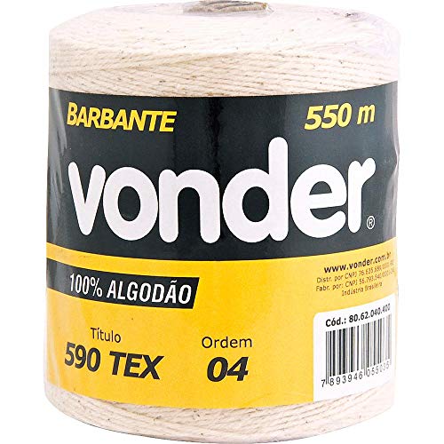 Vonder, Barbante De Algodão 4 X 4.