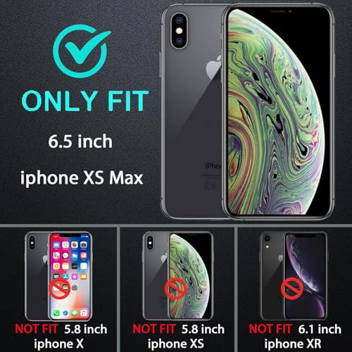 Coque iPhone Xs Max antichoc de qualité militaire rose et violet - 2
