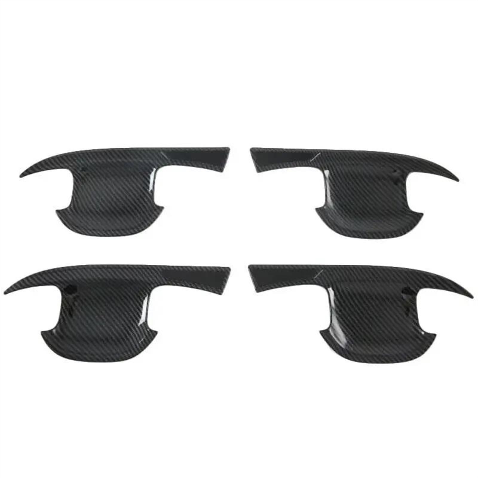 Noheeu Carbon B Car Exterior Door Handle Bowl Moulding Cover Trim Sticker Decor Accessories For Kia For Sorento Mq4 2020-2023(Carbon B)