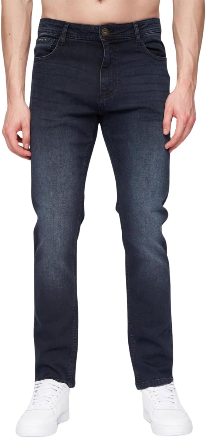 Henleys - Men's 'Craze' Comfort Straight Leg Denim Jeans