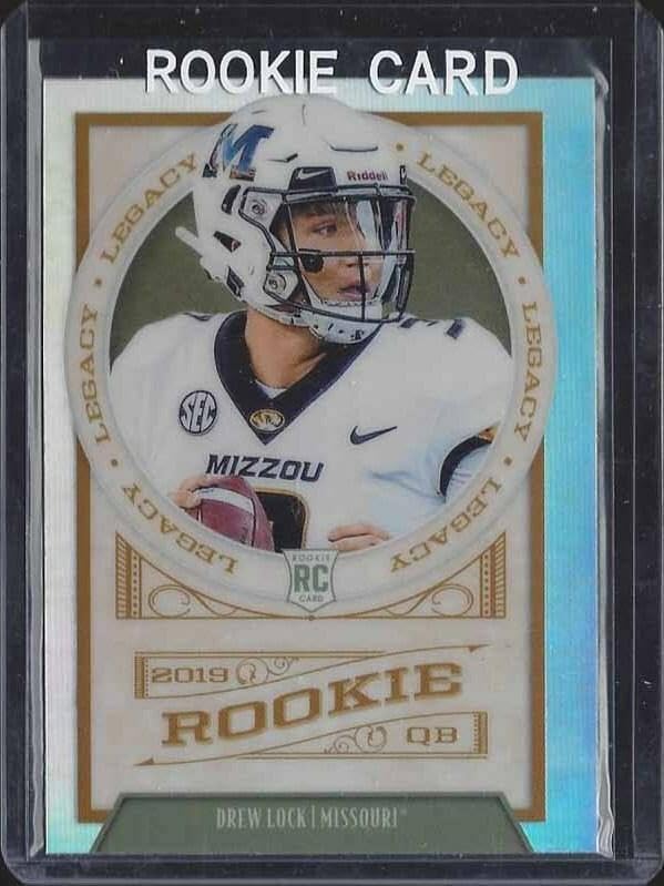 Drew Lock 2019 Panini Legacy Silver Holo Prizm Rookie Rc #163 - Football Cards